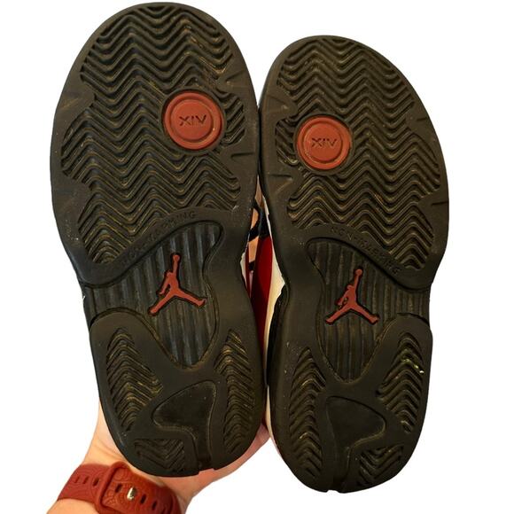 Nike Air Jordan 14 Retro TD Gym Red 312093-006 Toddler Size 10C - Picture 7 of 9